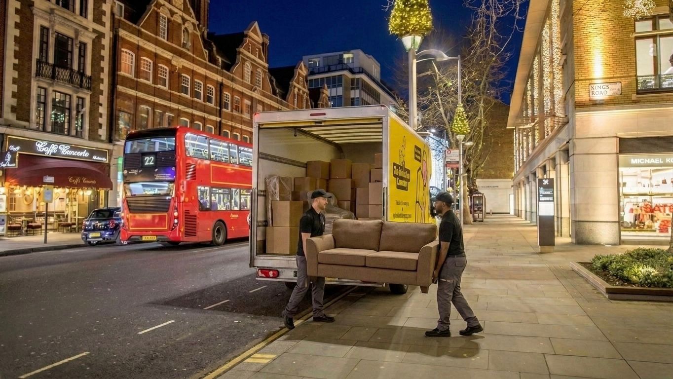 Yellow Van Company removal on King's Road, Fulham &mdash; trusted family-run firm across SW6, SW10 and West London since 2011