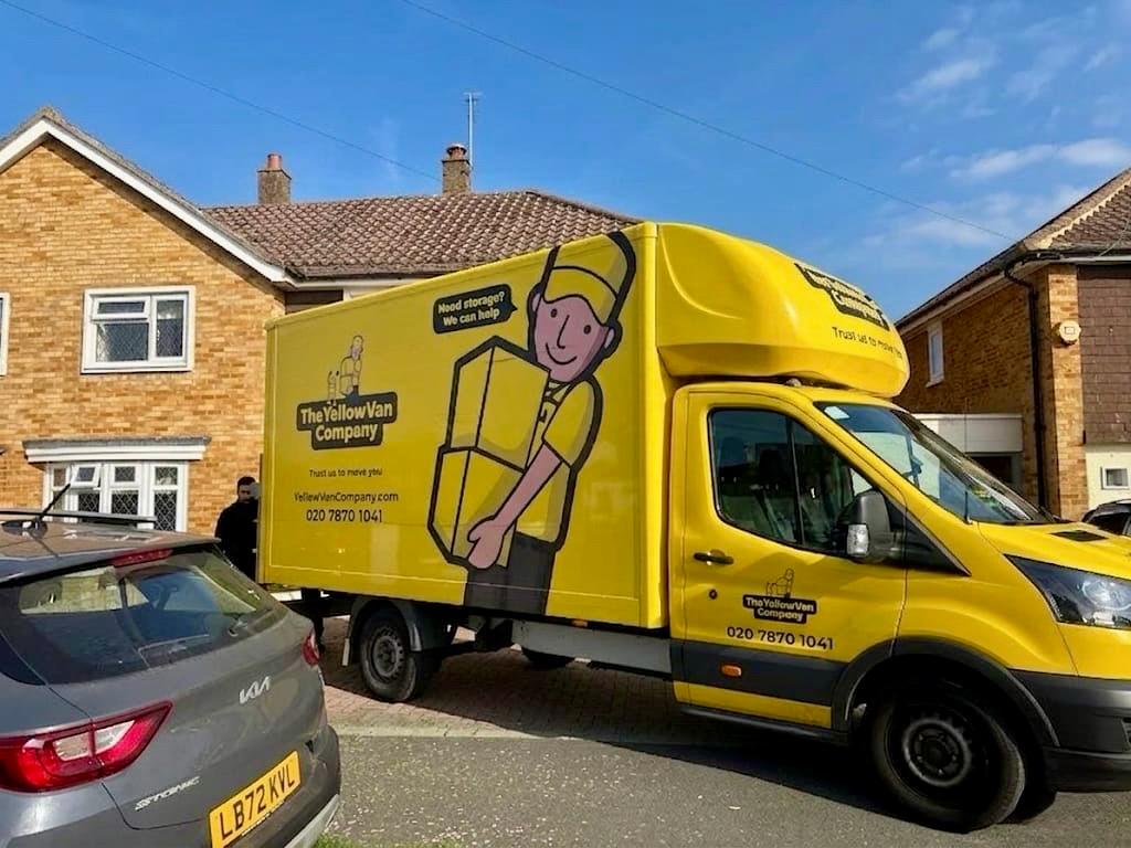 Yellow Van Company on a residential Morden move &mdash; reliable family-run removals across SM4 and South London since 2011